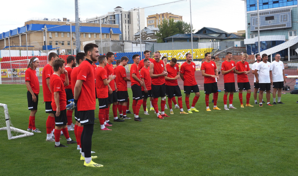 Тренировку футболистов «Спартака» посетил врио главы администрации Тамбовской области Максим Егоров