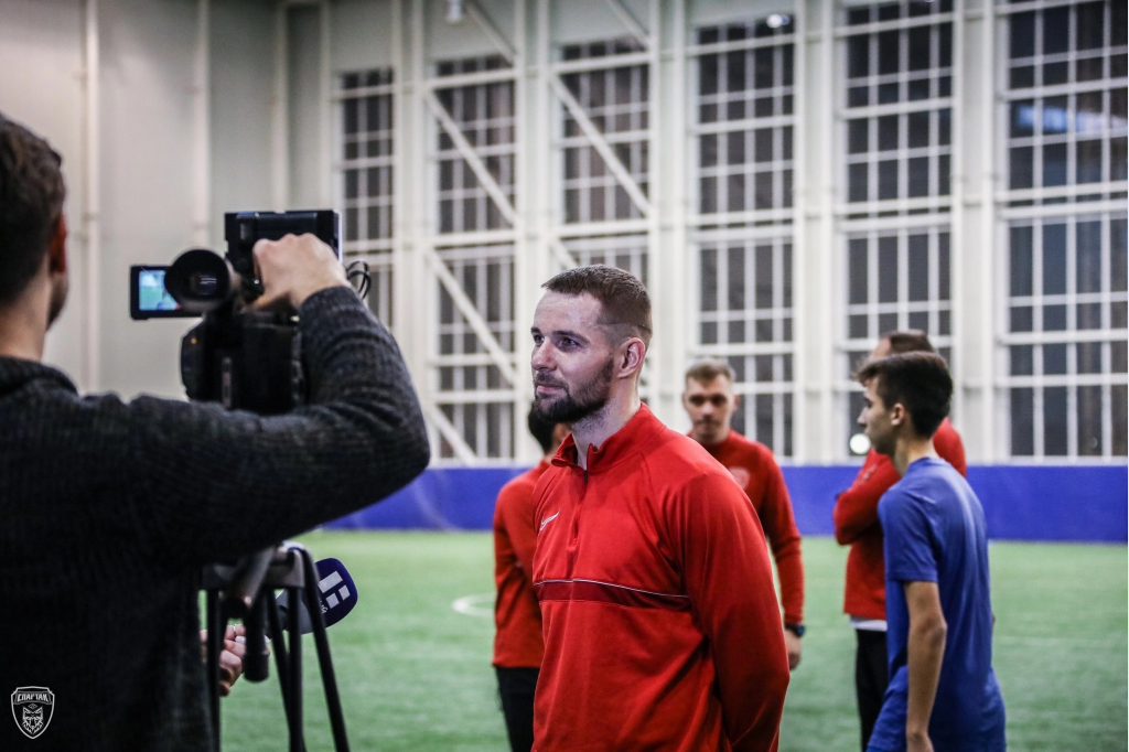 В гостях у «Спартака» побывало тамбовское телевидение